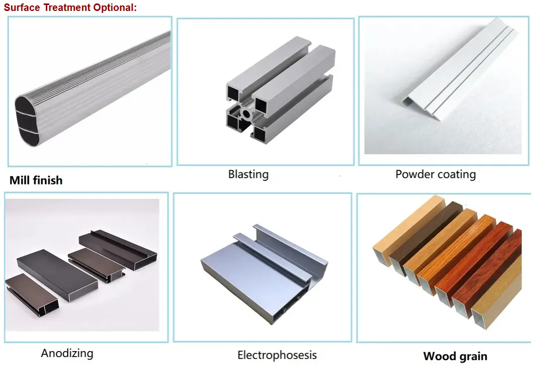 Surface Treatment Optional Surface Treatment Optional